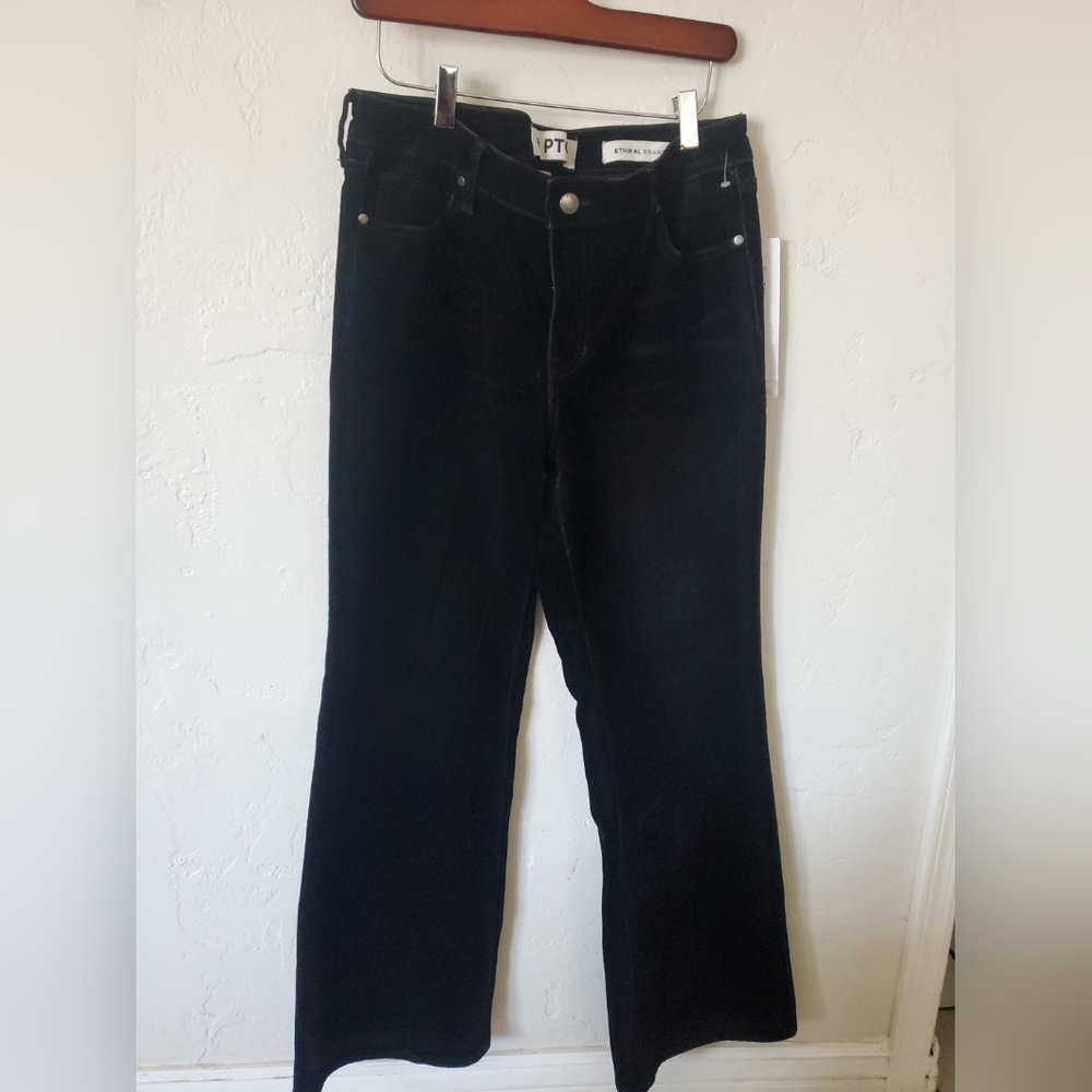 Black Velvet Pants